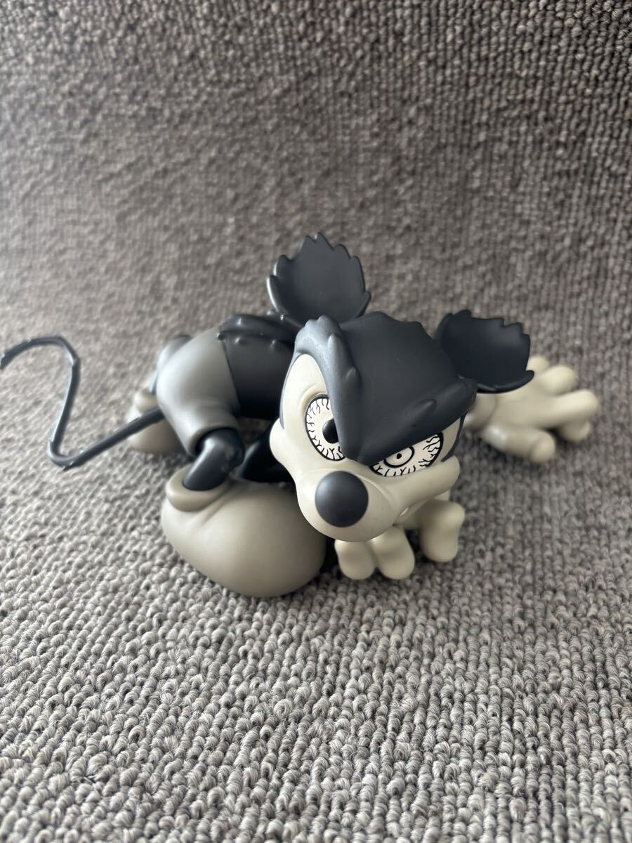 VINYL COLLECTIBLE DOLLS ミッキーマウス RUNAWAY BRAIN B/W Ver. ランウェイブレイン モノクロバージョン MEDICOM TOY メディコムトイ拍卖