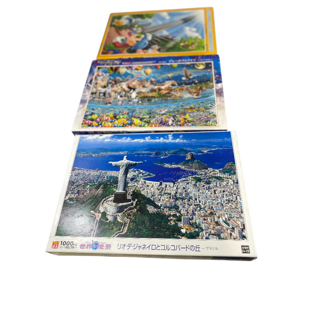 1000ピースジグソーパズルセット 3点 cc516拍卖