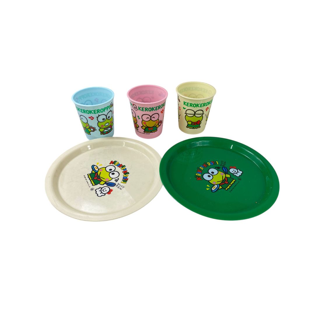 レトロけろけろけろっぴ 当時物プラカップ プラプレート セット cc548拍卖