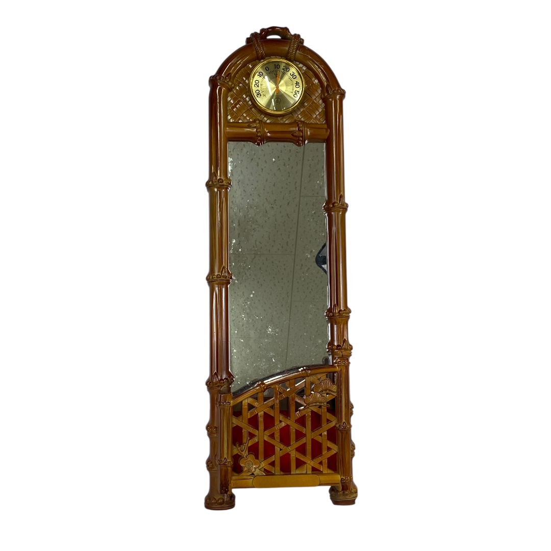 昭和レトロ 山科 状差し 最高級吊鏡 温度計 cc574拍卖