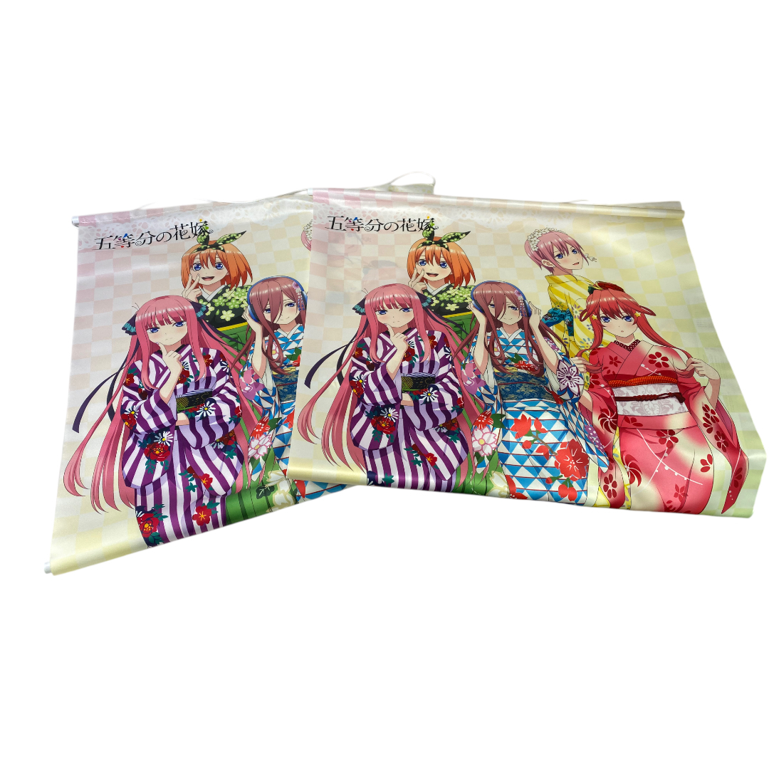 TUTAYA 限定 五等分の花嫁 B2タペストリー×2 cc587拍卖