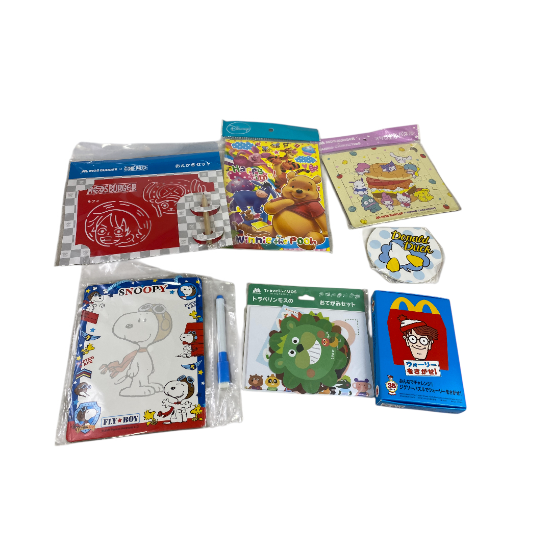 キャラクター文房具セット モスバーガー等おまけ サンリオパズル cc588拍卖