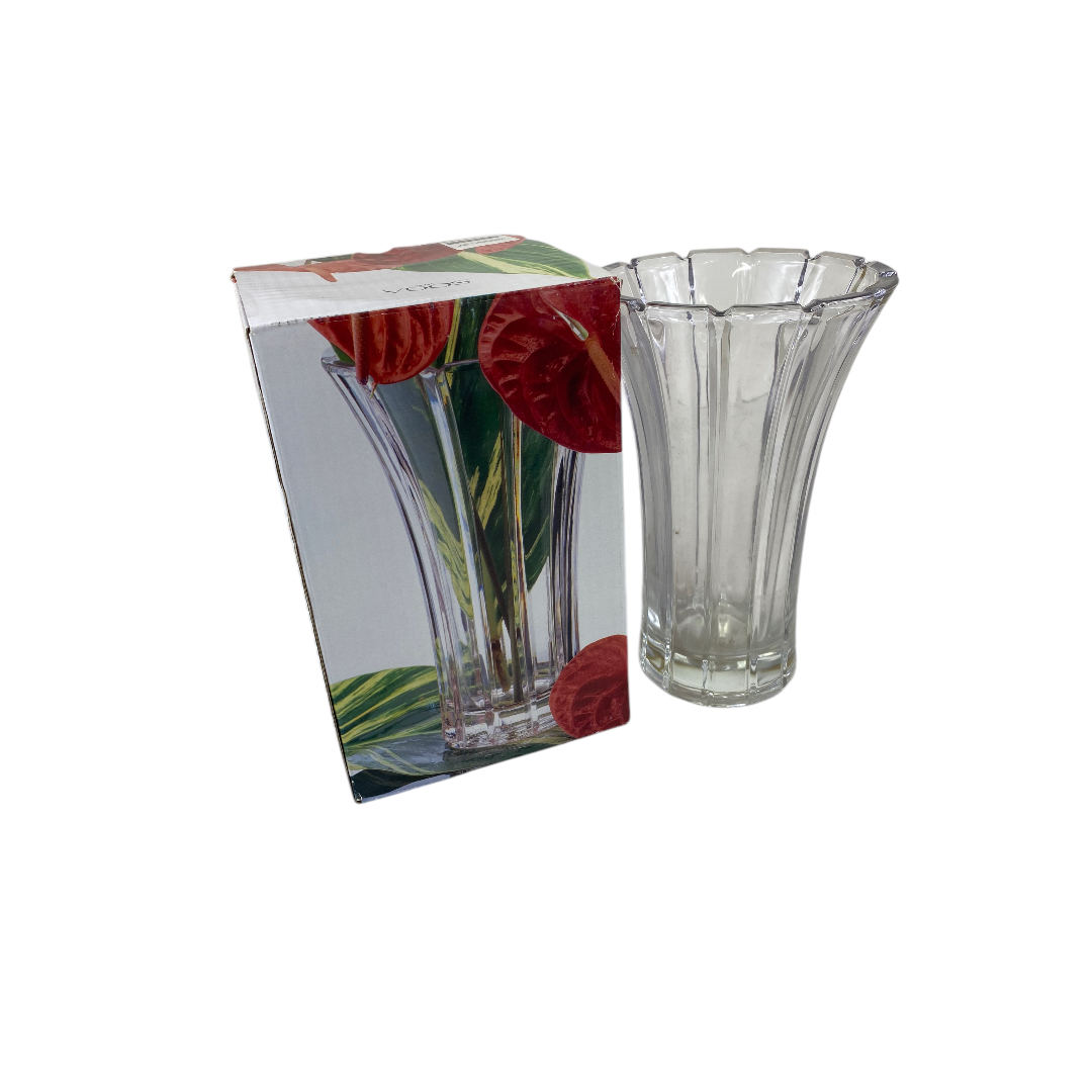 昭和レトロ 花束向け クリアガラス 花瓶 cc601拍卖