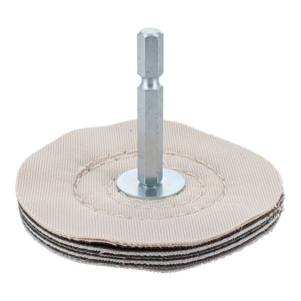 日本製 H&H 六角軸軸付ステンレス仕上用布バフ 75mm HTY6-75 ※S72007拍卖