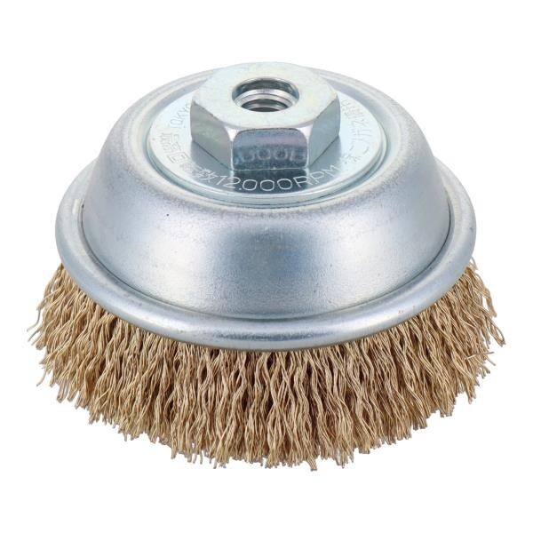 建工快速 カップブラシ 鋼線メッキ 75mm KCB-75K 日本製 ※S77061拍卖