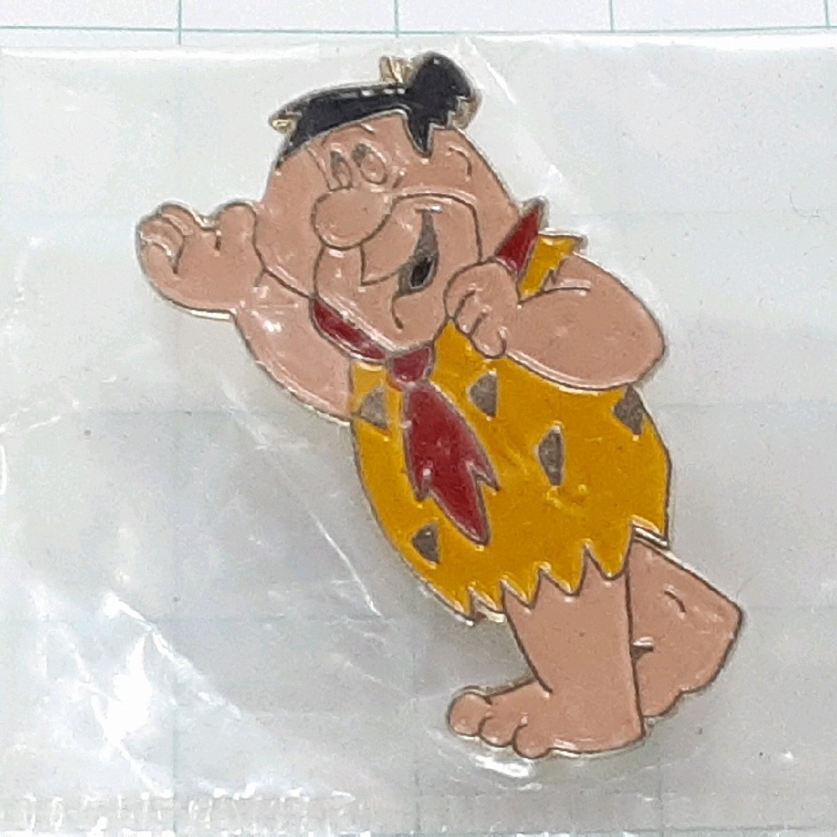 送料無料)未使用 フリントストーン フレッド・フリントストーン☆キャラクター ピンバッジ ピンズ PINS A31416拍卖