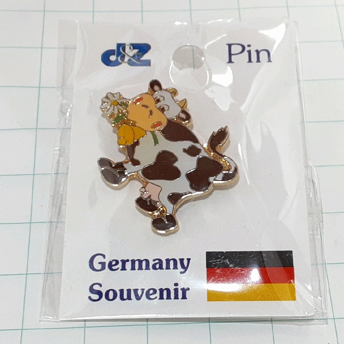 送料無料)未使用 ドイツ 牛 旅行観光記念 輸入 ピンバッジ ピンズ PINS A31431拍卖