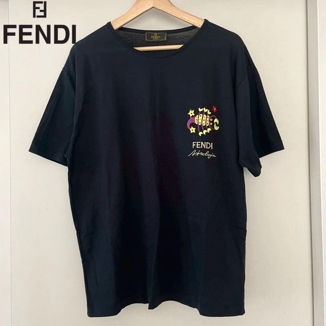 FENDI フェンディ ロゴ Tシャツ サソリ ヴィンテージ拍卖