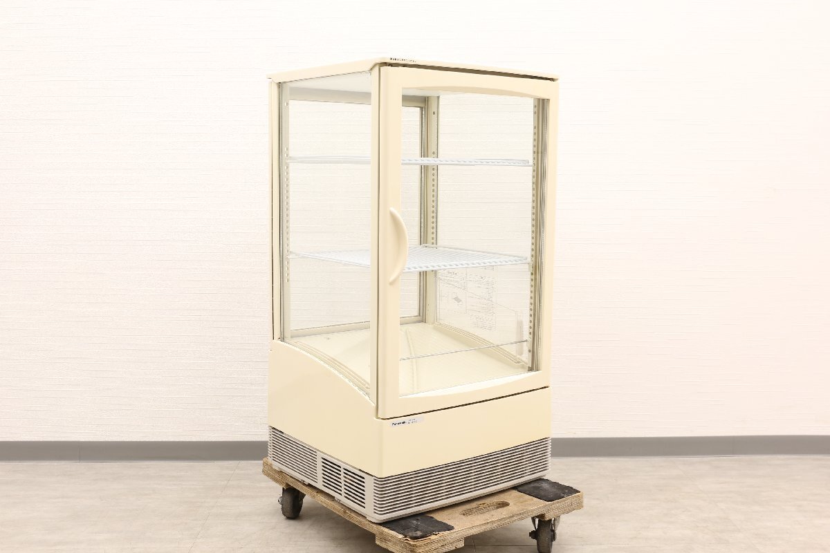 【I0663】★パナソニック★業務用★ガラスショーケース★4面ガラス★冷蔵庫★SMR-C75★拍卖