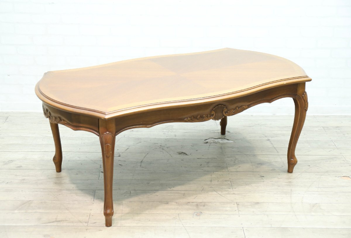 ■【I0703】★美品★マルニ★maruni★センターテーブル★応接テーブル★応接★リビングテーブル★猫脚★拍卖