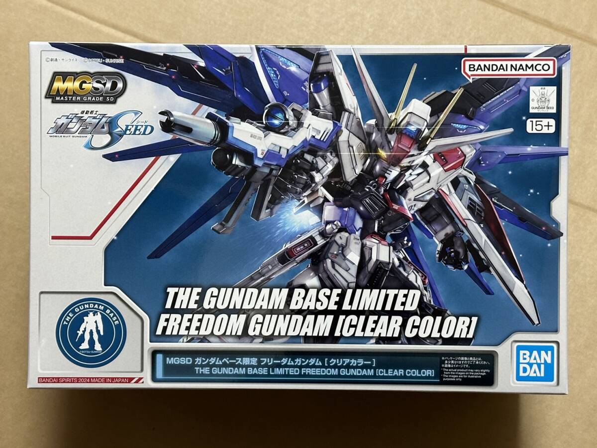MGSD フリーダムガンダム クリアカラー 新品未開封品 ガンダムベース限定 ガンプラ バンダイスピリッツ マスターグレード SDガンダム SEED拍卖