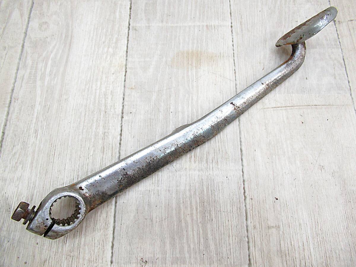 GS750E・GS750ー462XX 2型? GS 希少 昭和 当時物 スズキ 純正 リアブレーキペダル サビ多い 塗装ベース拍卖