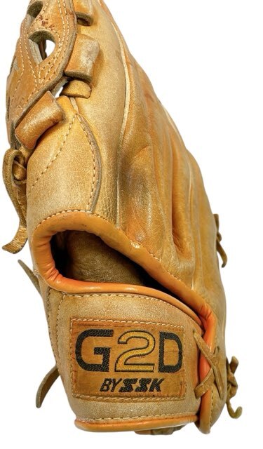 SSK ヴィンテージ グローブ 80年代 G2D エスエスケー DG-278 野球用 軟式 左利き レザー 29cm 【中古】拍卖