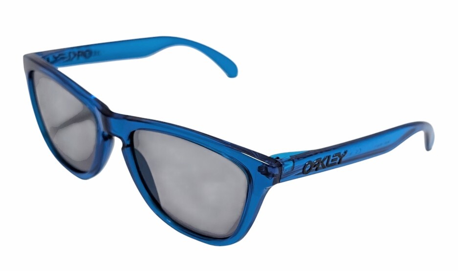 オークリー サングラス フロッグスキン 24-250 FROGSKINS クリア ブルー OAKLEY 【中古】拍卖