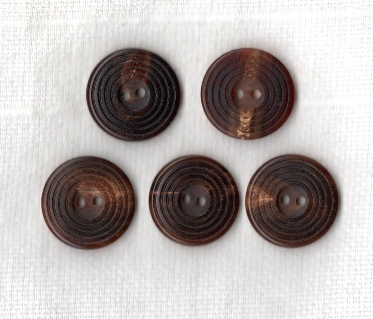 ◎●天然素材手作りボタン 水牛の角 5個セット    デザインN0.66 バッファローホーン拍卖