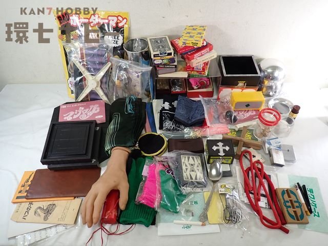 0QC18◆⑥未使用有 テンヨー/他 トランプ/ピラミッドミステリー/他 マジック用品 大量セット まとめ 未検品現状 ジャンク/手品グッズ 送140拍卖
