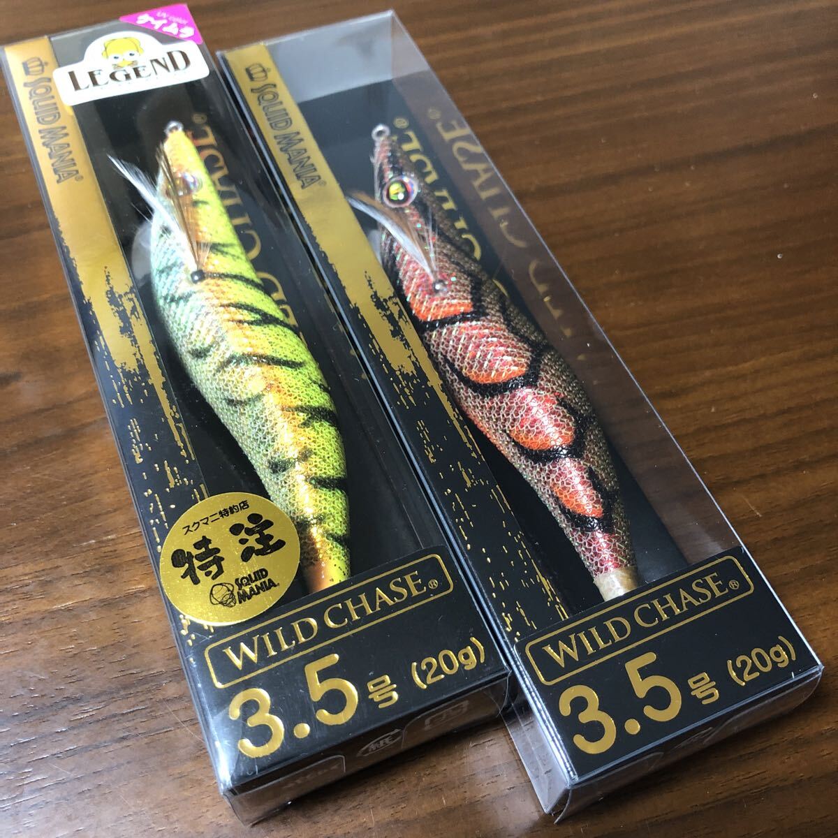 スクイッドマニア限定 ワイルドチェイス 3.5号 2本セット WILD CHASE22拍卖