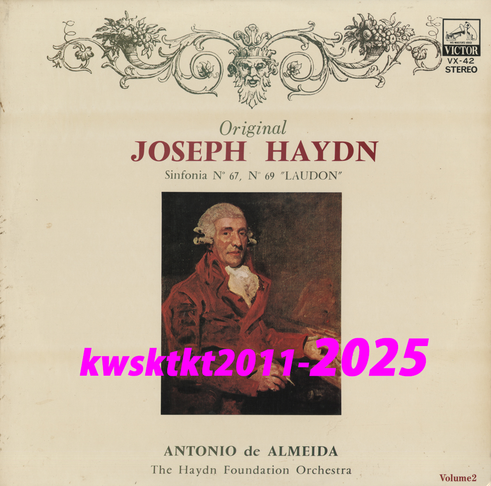 VX-42★アントニオ・デ・アルメイダ指揮 ハイドン協会オーケストラ ハイドン交響曲第67番、第69番《ラウドン》拍卖