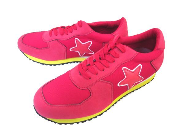 L607新品Conlar Eve軽量ローカット/レースアップスニーカーL⇒27㌢RED♂拍卖