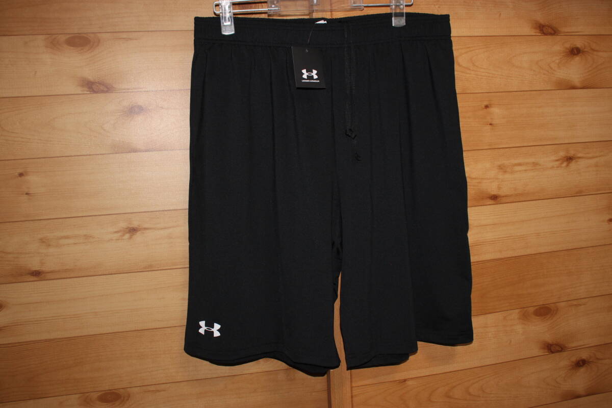未使用 3XL 黒 アンダーアーマー UNDER ARMOUR チーム ヒートギア マイクロ ショーツ 1376396 ハーフパンツ 送料無料即決拍卖