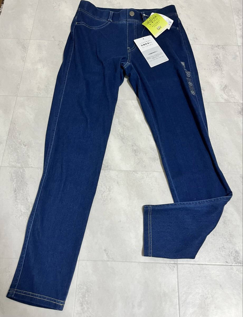 新品 デニムレギンス スパッツ 抗菌消臭 ラクするレギパン Mサイズ イトーヨーカドー 64-70拍卖