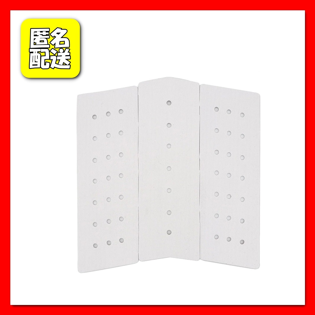 ■サーフィン■デッキパッド■フロント用■オクトパス系■3ピース■ホワイトG■初心者■フロントパッド■前側■安い■格安■3M■粘着力拍卖