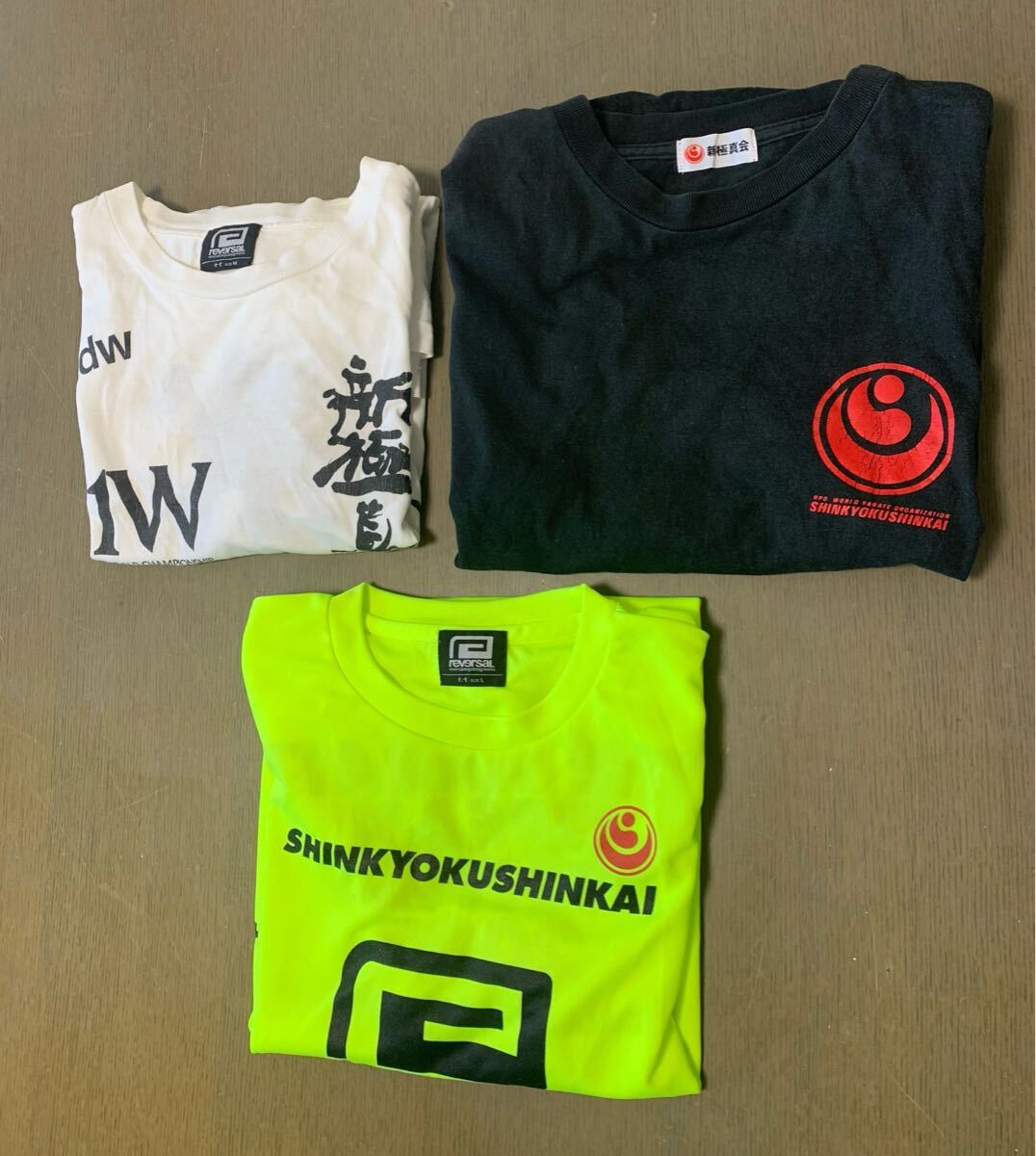 新極真カラテ 限定Tシャツ3点 KARATE DREAM FESTIVAL 2020スタッフ&魂&THE 11TH WORLD CHAMPION SHIP 2015 送料600円~拍卖