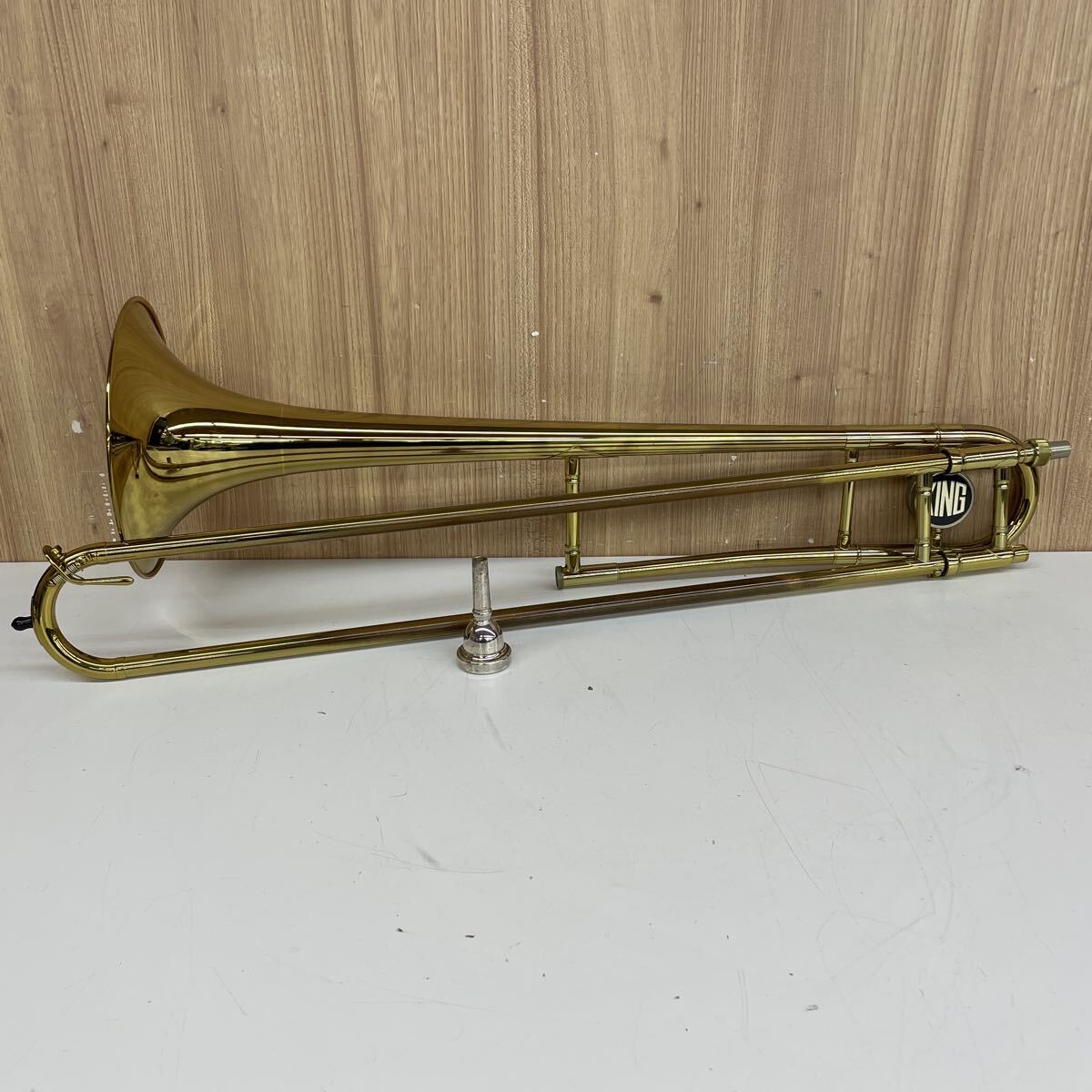 【Gt-8】 King 606 トロンボーン キング 変色多 ケース付き 4301-98拍卖