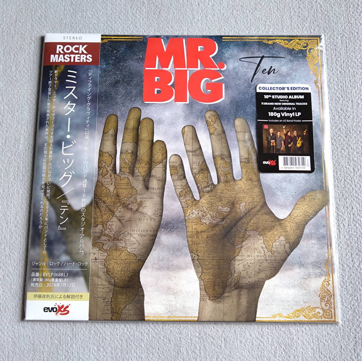 【新品未開封】 MR.BIG / TEN (JAPAN EDITION) 180g重量盤 アナログレコード LP ミスター・ビッグ テン 日本語帯付き 輸入盤国内仕様拍卖