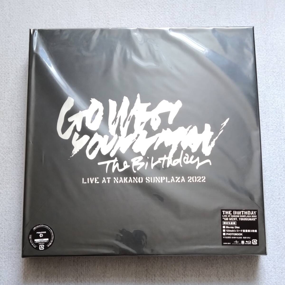 【新品未開封】 The Birthday LIVE AT NAKANO SUNPLAZA 2022 GO WEST.YOUNGMAN 限定生産盤(Blu-ray+3LP+Photobook) アナログレコード BOX拍卖