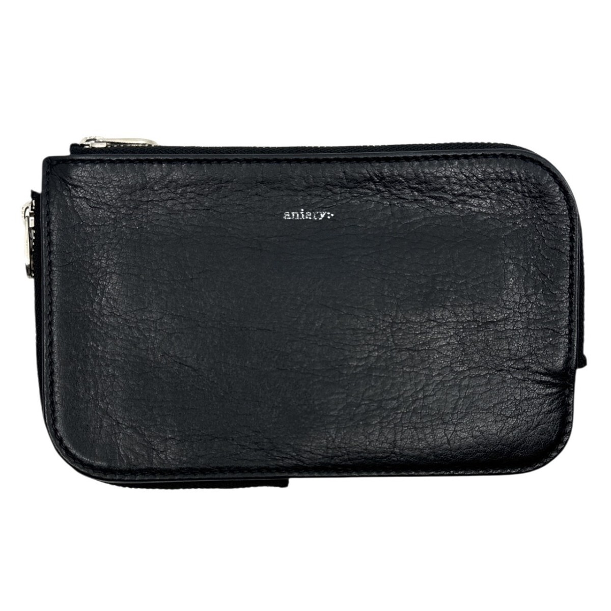 アニアリ マルチケース レザー ブラック 25H23拍卖