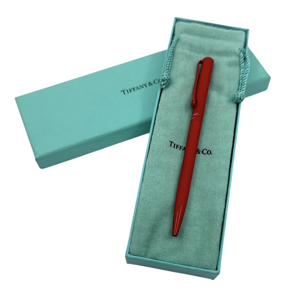 美品 ティファニー エルサペレッティ ボールペン レッド 25H26拍卖