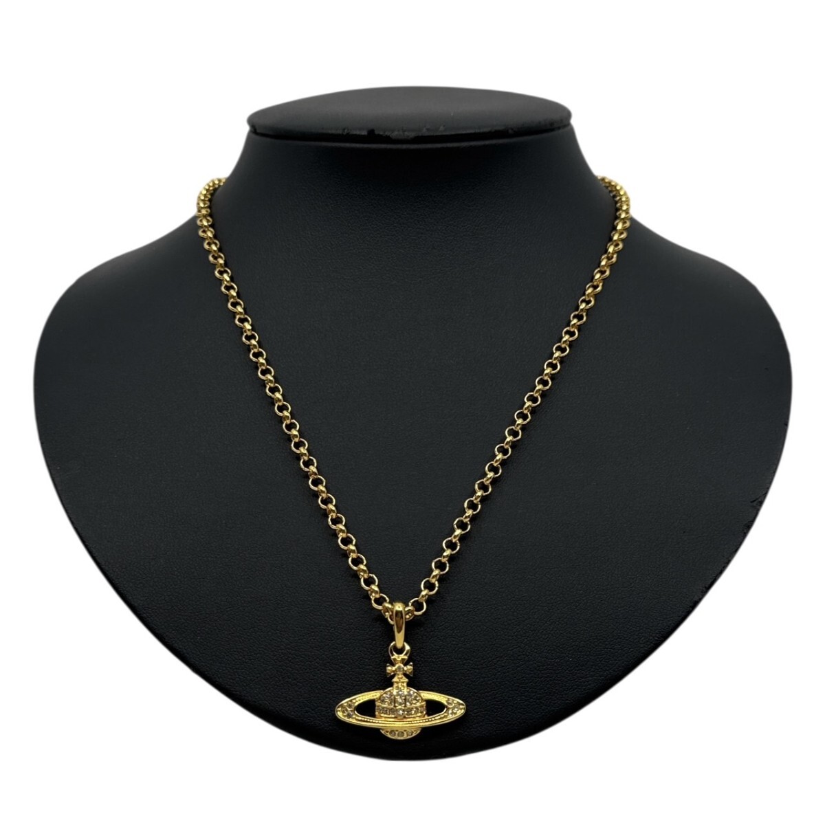 美品 ヴィヴィアンウエストウッド オーブ 小 ネックレス ペンダント ゴールド 25H19-AC1拍卖