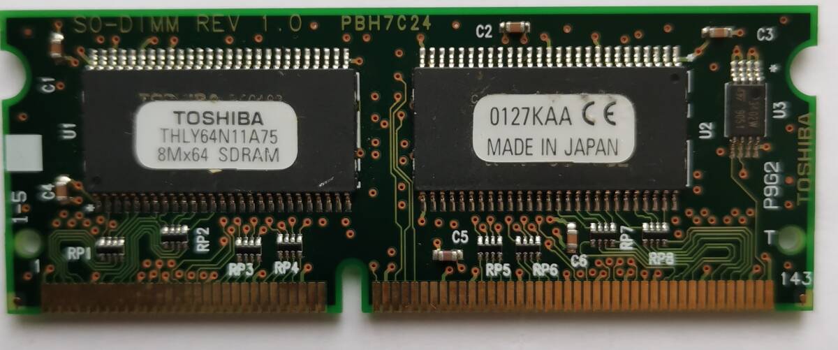 東芝 Toshiba THLY64N11A758M×64MB SORAM(2025081007)中古拍卖