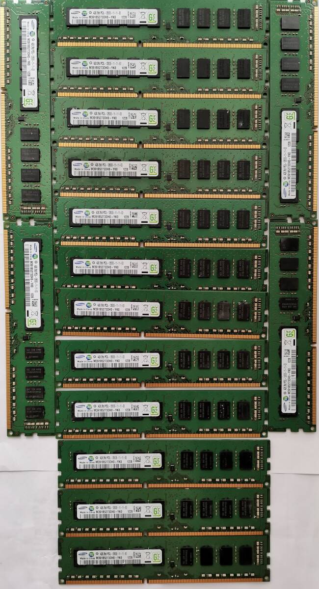 SAMSUNG 4GB PC3L-12800E(16点セット)中古(D2025081002)拍卖