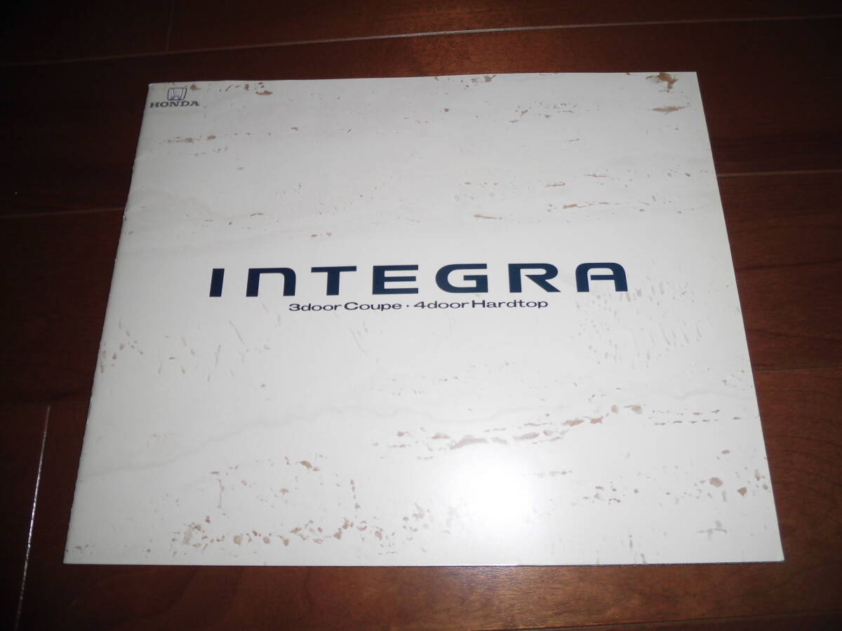 インテグラ 【DB1/DA6他 後期型 カタログのみ 1991年10月 28ページ】 ESi/XSi他拍卖