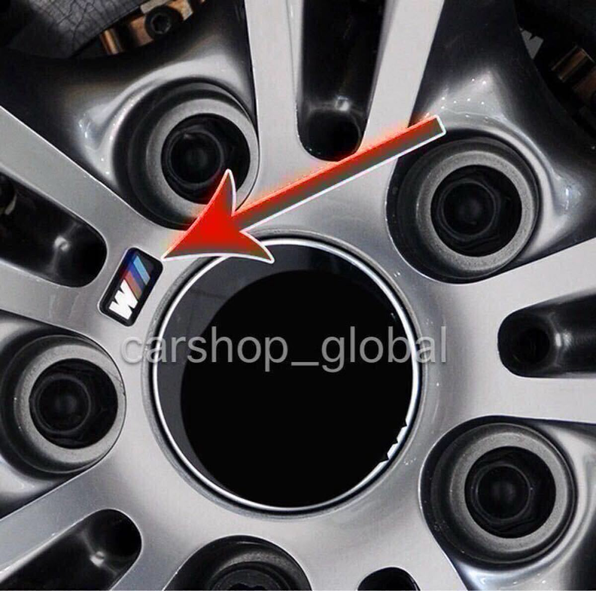 BMW Mスポーツ ホイールエンブレム ステッカー 4枚 M1/M2/M3/M4/M5/M6/Z4M e46/e30/e34/e36/e39/e53/e60/e90/f10/f30 ハンドル/ドア/内装等拍卖