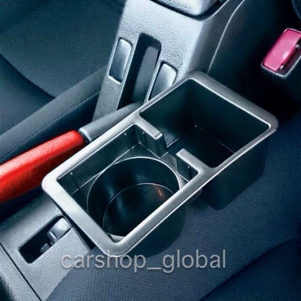 ダイハツ コペン対応 シートコンソール隙間ドリンクホルダー 小物収納付き 黒 スマホ/ぺットボトル/500ml紙パック/ボトル灰皿 L880K/LA400K拍卖