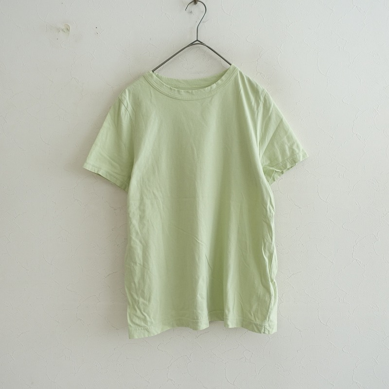 ネストローブ nest Robe *オーガニック天竺クルーネック半袖Tシャツ*Fパステルグリーンカットソー(33-2507-478)【01H52】拍卖