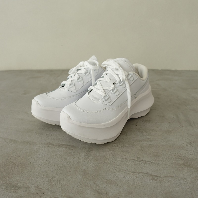 【美品】Salomon×COMME des GARCONS*Leather Platform スニーカー UK5/EUR38/USA6.5W/5.5M/23*厚底白レザー(sh10-2507-64)【02H52】拍卖