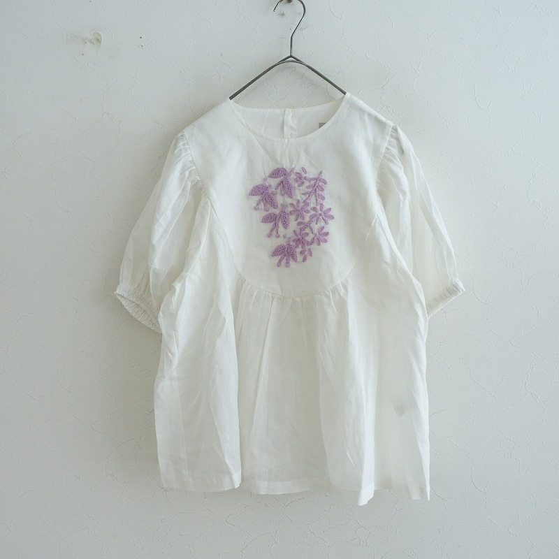 【未使用/定価1.6万】ツハルバイサマンサモスモス TSUHARU by Samansa Mos2 *麻綿リボン刺しゅうブラウス*(25-2507-693)【22H52】拍卖