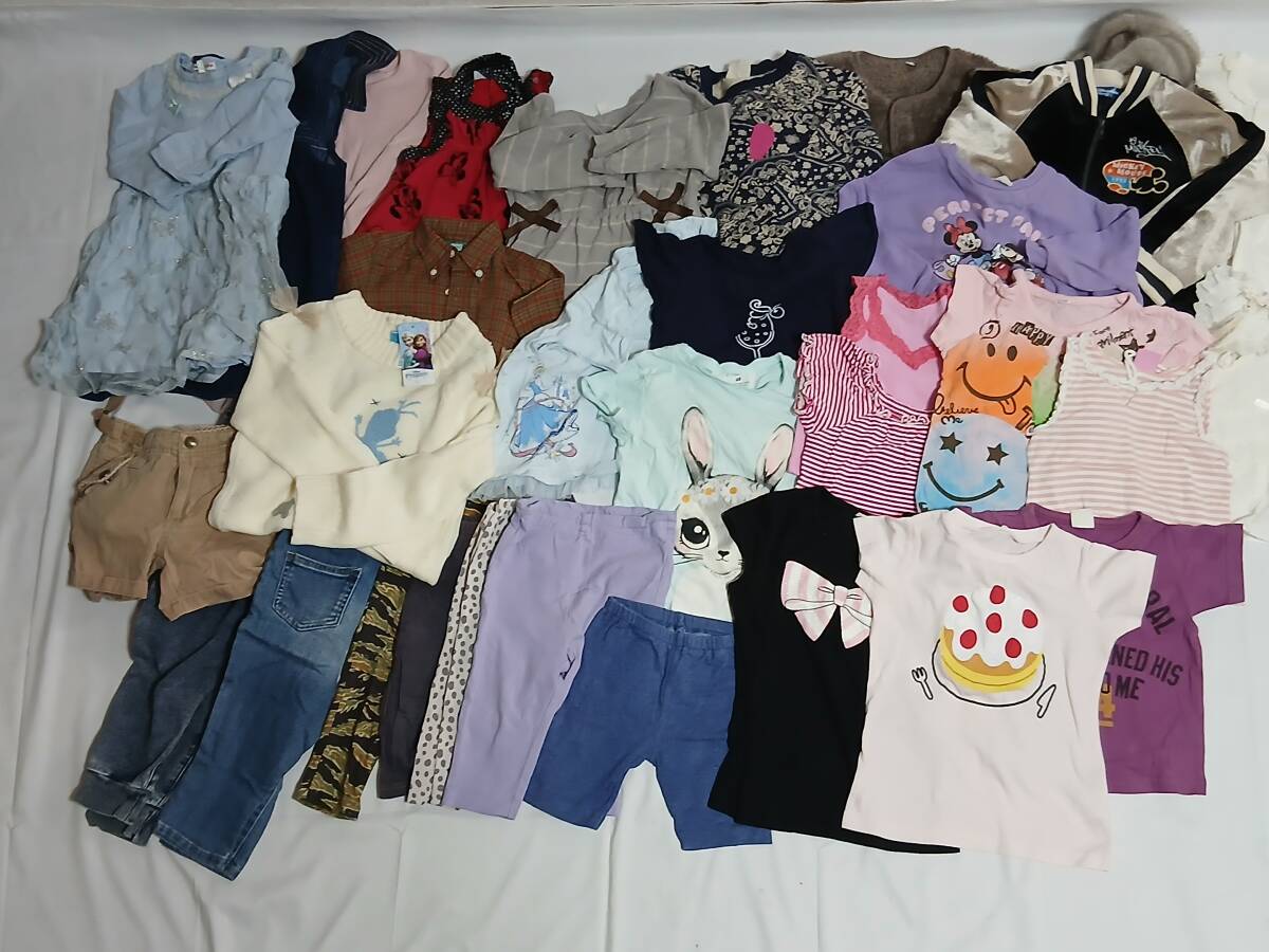 子供服 サイズ 120まで ディズニー アナ雪 シンデレラ ミッキー ミニー H&M GU 他 ワンピース 女の子 ベビー 赤ちゃん まとめ セット 5661拍卖