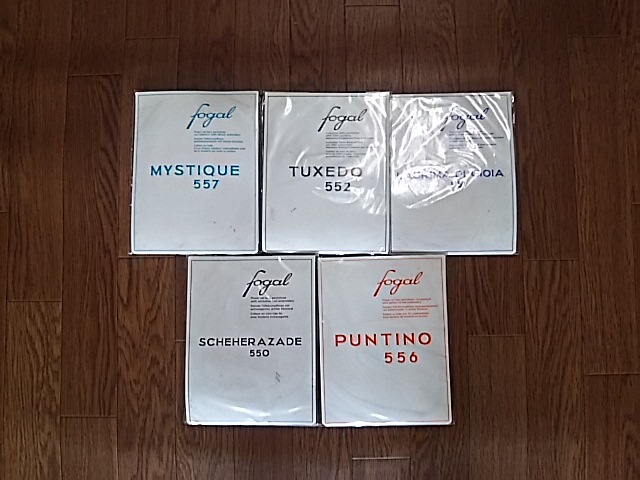 fogalフォーガルオールスルーパンティストッキング 柄・オールスルーワンポイント 5足 大量 光沢 シルク スイス製 新品未使用品拍卖