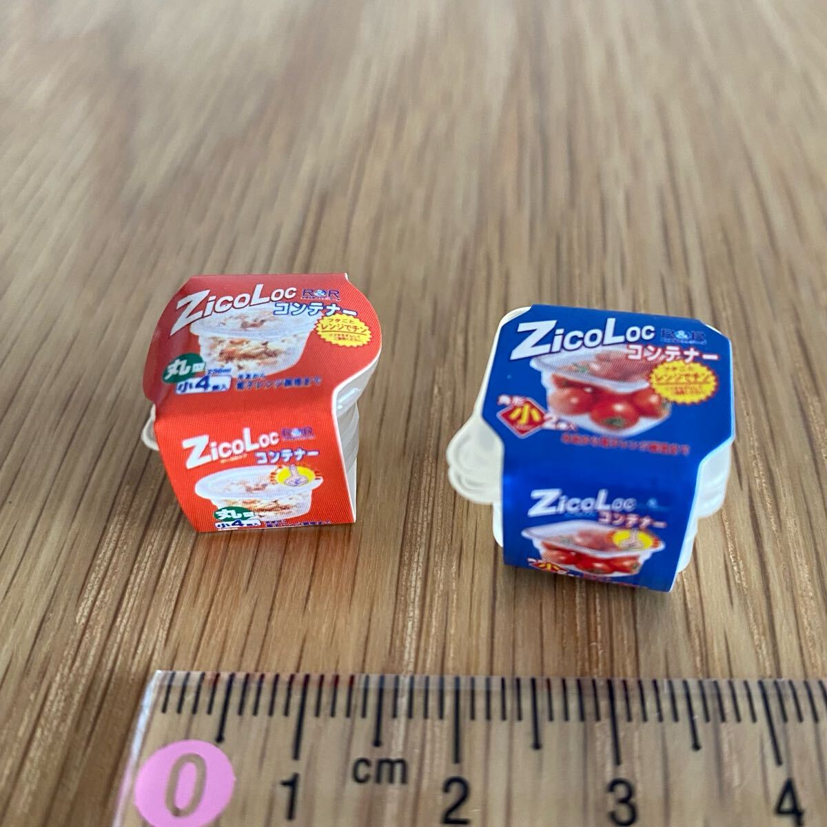 ミニコレ(単品)*タッパー2種*ぷち食品サンプル バラ売り ミニチュア レンジのとも レンジでちょちょい キッチン 台所 ドールハウス拍卖