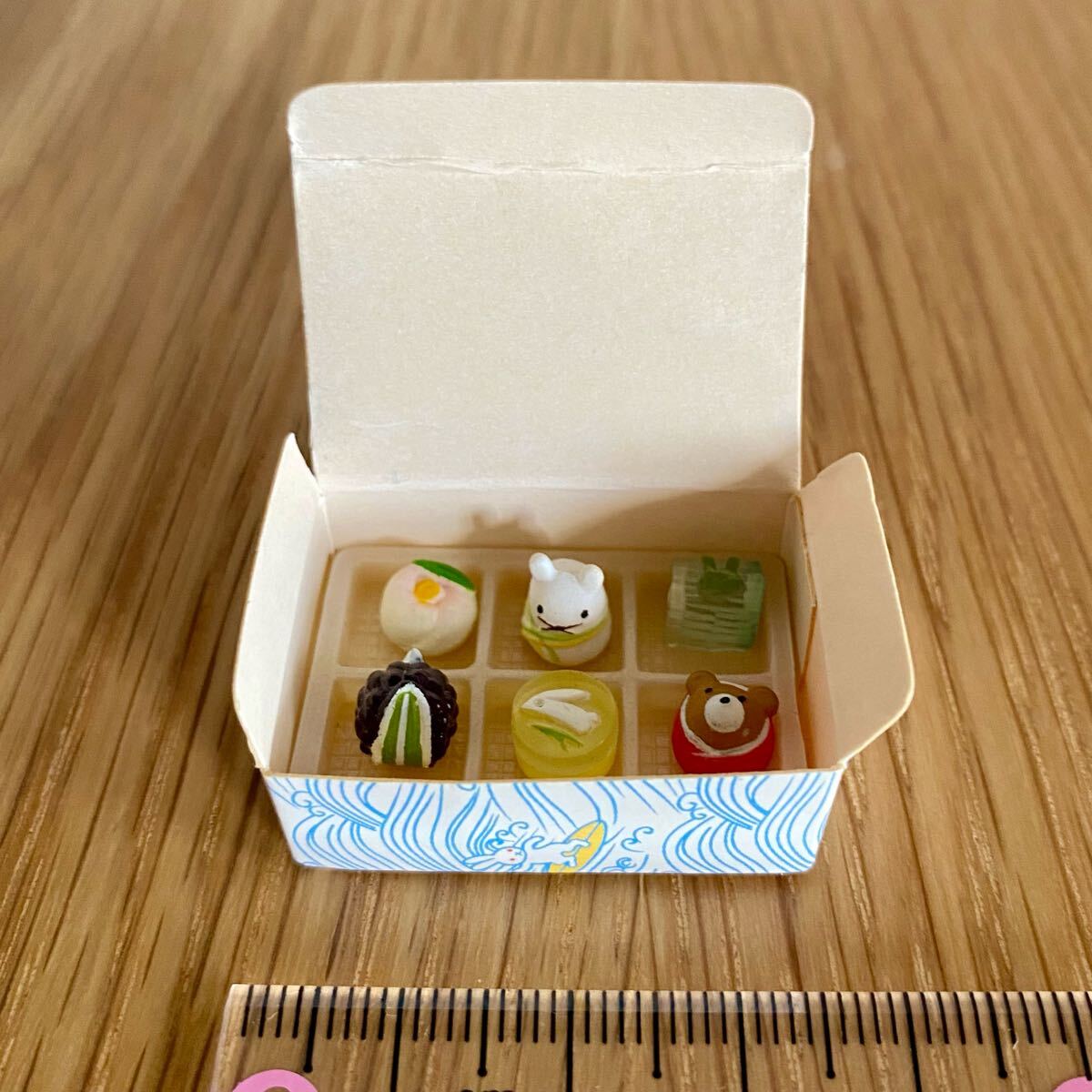 メガハウス(単品)*和菓子詰め合わせ*ぷちサンプル バラ売り ミニチュア Re-Ment 和うさぎの甘味野菜 にぎやかお3時セット リーメント拍卖