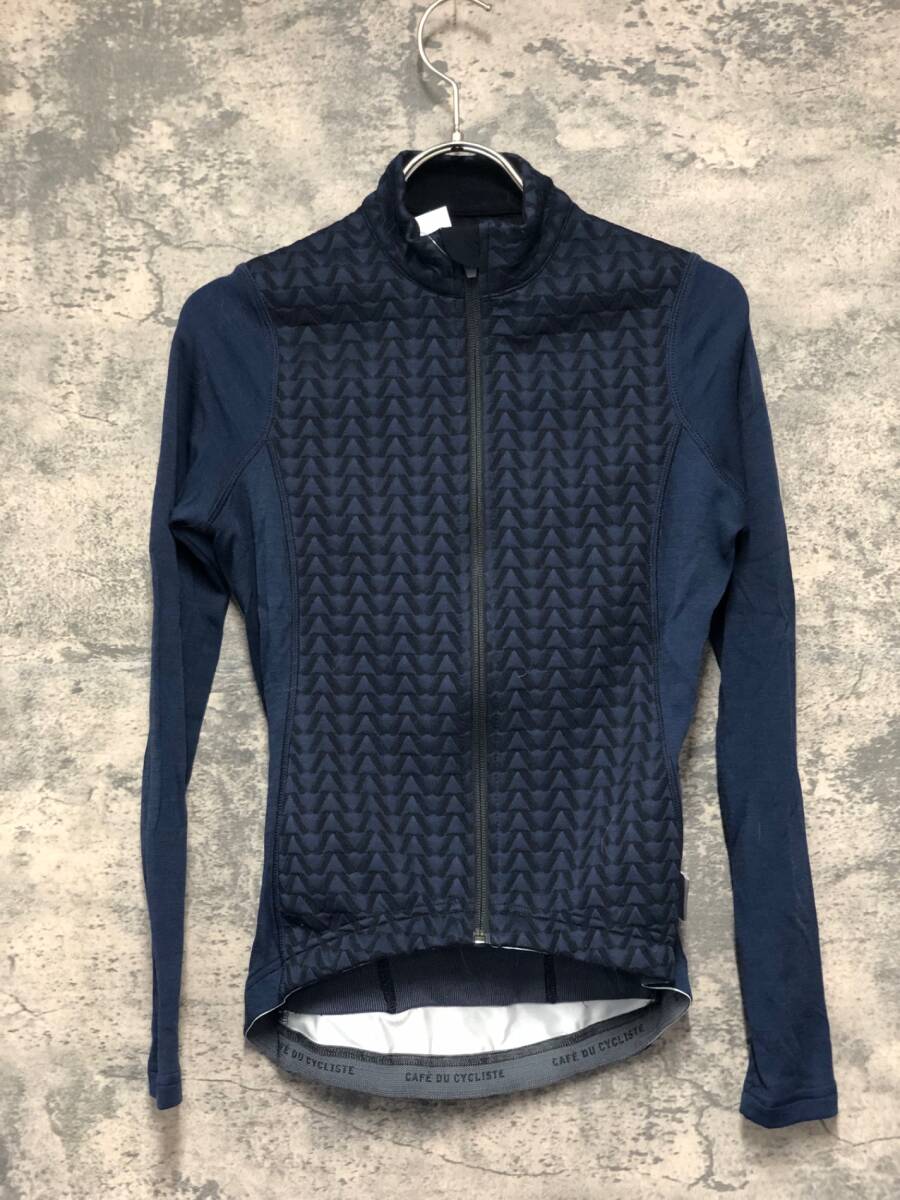 JE016 カフェドゥシクリステ CAFE DU CYCLISTE AUDAX IRMA 長袖 サイクルジャージ XS ブラック拍卖