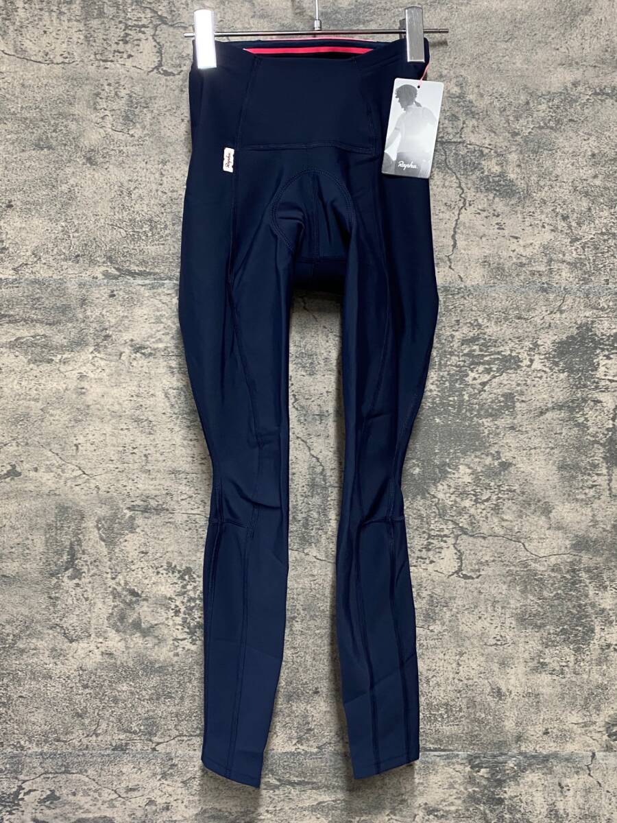 JE289 ラファ Rapha WOMEN'S CLASSIC PADDED TIGHTS レーサータイツ ネイビー レディース XXS 裏起毛拍卖