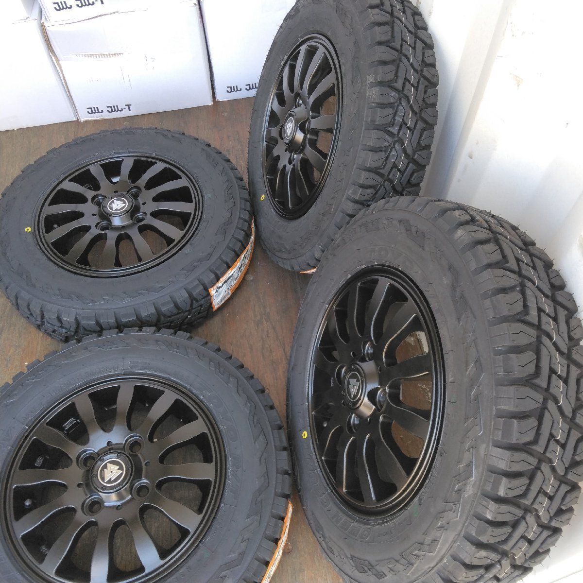 アトレー タイヤホイールセット 新品4本セット TOYO オープンカントリーRT 145/80R12 MUD-Xⅱ 12インチ拍卖