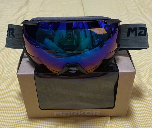 【24モデル新品・即決】未使用MARKER16:10+AF OTGブラック/グリーンプラズマミラー マーカースペアレンズハードケース付属メガネ対応47%OFF拍卖