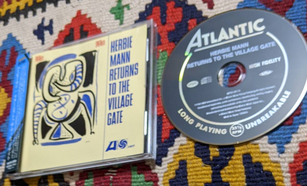 60's ハービー・マン Herbie Mann (CD)/ リターンズ・トゥ・ザ・ヴィレッジ・ゲイト Atlantic WPCR-27113 1961年拍卖